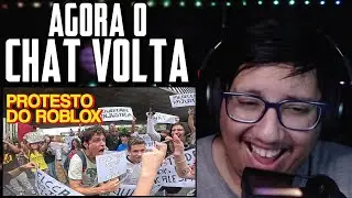 FIZERAM UM PROTESTO DO ROBLOX NA VIDA REAL