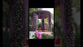 Ring exchange ceremony decoration idea#ringexchange #engagement #decorating #flowerdesign #shorts