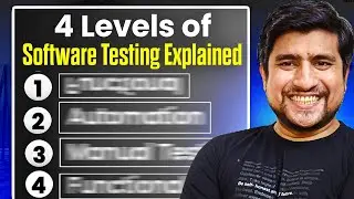 4 Levels of Software Testing Explained | QA Career Path for Beginners