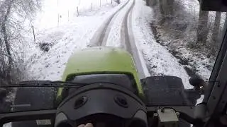 Claas Axion 850 | Heizohack HM 10-400 Wood Chipping | POV | Part 2