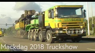 Heavy Haulage Trucks, Special Transport, Dutch Transport Companies, Mackdag 2018 Truckshow