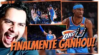 Com MASTERCLASS da defesa e SHOW do Shai, OKC vence o Spurs pela PRIMEIRA VEZ!