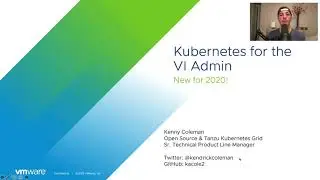 Kubernetes для VI Admin &mdash; новинка 2020 года