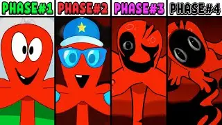 All Phases in New Incredibox Sprunki Oc of Fred: From Phase 1 to Phase 4