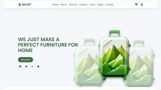 Build a Responsive Luggage Bag Website | HTML CSS JavaScript | Part 2