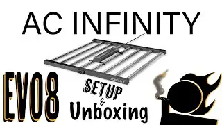ACInfinity EVO8 IONFRAME LED Grow Light Setup & Unboxing