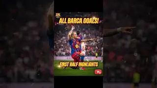 Barcelona Went CRAZY In The First Half 😳🔥 ALL Goals. LamineYamal #Pedri #Fati #BarcaFans