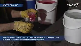 TRADECC &ndash; Crack repair in tunnel with acrylic based injection resin