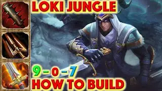SMITE HOW TO BUILD LOKI - Loki Jungle Build + How To + Guide (Season 7 Conquest) Stealthed Slayer