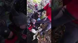 Cleaning up trash under the super dirty canal of Vinh Phu 02