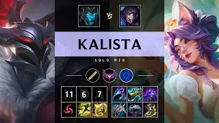 Kalista Mid vs Ahri - EUW Master Patch 25.17
