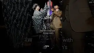 she fall in Love Korean man's ❤️#jungkook #kimtaehyung #v @taereolll  @itz_adrinette💕