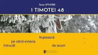 #212 Memorize Scripture - 1 Timothy 4:8