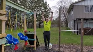 Can this 66-year-old man do a dead hang for 100 seconds?