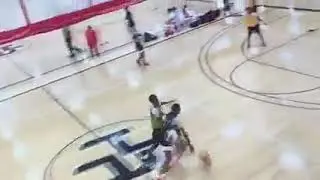 6'6 8th grade phenom Isaiah Marino playing against varsity and can't be guarded. 🏀🔥🔥🔥🔥🔥
