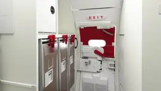 Bombardier CRJ 1000 Teaser:  Staggered Seating