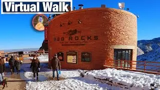 Red Rocks Amphitheater - Walking Trails for Treadmill - 4K City Walks Virtual Walk