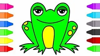 Frog Coloring Pages for Kids | Coloring Book for Children