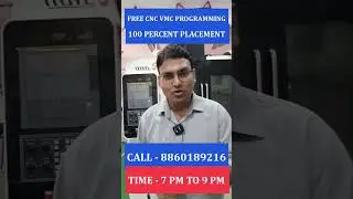 FREE CNC VMC PROGRAMMING AND practical training with 100 percent placement #sigmayouthengineers
