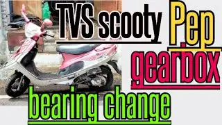 TVS scooty Pep gearbox bearing change in Tamil#youtubevideos @DLAutoGarage 