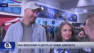 Travel troubles at Cle Hopkins Airport