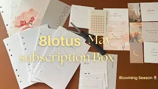 BIRTHDAY BOX 🌸 | 8LOTUS May Deluxe Subscription Box Unwrapped! Full Unboxing & Faves vs Dislike ❤️