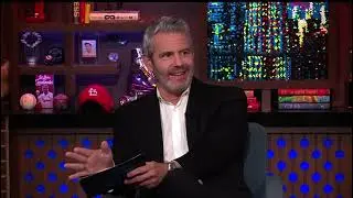 Andy was NOT happy with that answer #wwhl #happyengagement #bravoandy