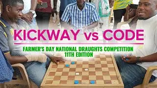 Kickway vs Code. Farmer's Day National Draughts Competition, 11th Edition. Round Of 32