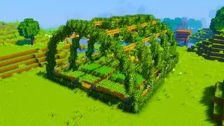 Minecraft: How to Build Evergreen Garden/Farm in Minecraft (Easy)