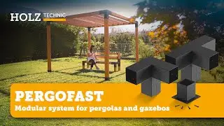 How to assemble a pergola or garden gazebo &ndash; PERGOFAST &ndash; Holz Technic