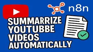 Scrape, Transcript & Summarize YouTube Videos Automatically with n8n + AI