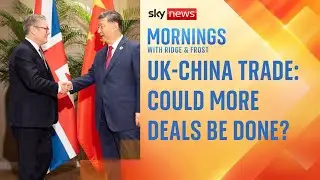 What does trade picture look like for the UK with China?