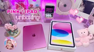 [unboxing] Ipad Pink Terbaru - Ipad Gen 10 di 2024 Indonesia - Pink Setup