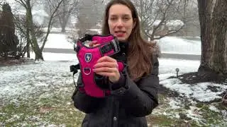 MeyKoo dog harness front Beautiful pink large Outdoors