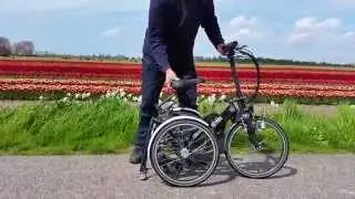 uit en invouwen en testritje voor de bloembollen