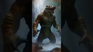 AI Hybrid Beast: The Crocotiger &ndash; The Jungle&rsquo;s Ultimate Predator! #hybrid #animals #ai #fusion