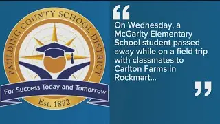 Paulding County student dies on field trip