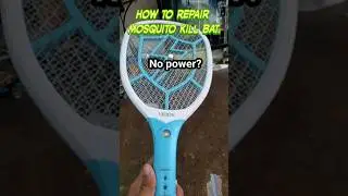 How to repair mosquito kill bat. power problem. #sortvideo #repair  #electronic