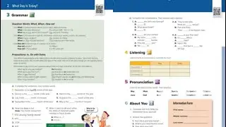 Super goal 1 page 12,13 unit 2 الصف الاول المتوسط الفصل الدراسي الاول انجليزي what day is today?