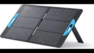 Review: Anker SOLIX PS100 - 100W Foldable Solar Panel with IP67 & Angle Kickstand!