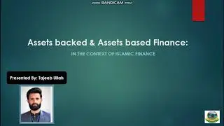Assets Based/Backed finance and Debit based finance in Islamic banking and finance