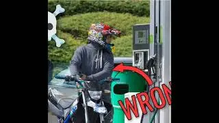 Wrong fuel!?? Diesel in petrol bike!!! #bike #motorcycle #motorbike #petrol #diesel #repair #viral
