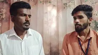 A ubdt college, Mba student interviewing me, for his project.
