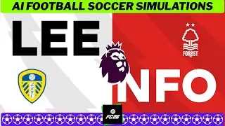 LEEDS UNITED vs NOTTINGHAM FOREST ⚽ Premier League 2025/26 Matchday 25 📀 EA FC 26 Simulation