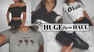 HUGE TRY ON CLOTHING HAUL |  2017