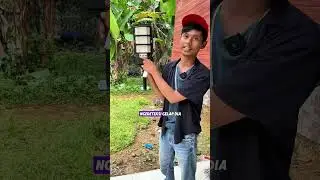 Terang Otomatis Siang&ndash;Malam! 🌞💡 Lampu Jalan LED Tenaga Surya IP67 Tahan Air & Hemat Listrik