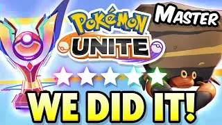 I GOT TO MASTERS in POKEMON UNITE! (Epic Gameplay in #PokemonUnite)