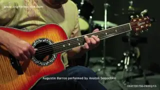 Demonstration of sound | Electro acoustic guitar Crafter FSG 280EQ/CS