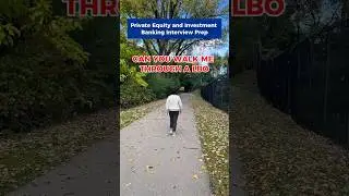 WALK ME THROUGH A LBO in 4 STEPS #shorts #finance #interview #trending #niagarafalls
