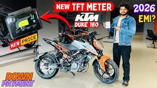 2026 🔥 New KTM Duke 160 New Meter On Road Price ❤️ Quick Review ✅ Down Payment & EMI